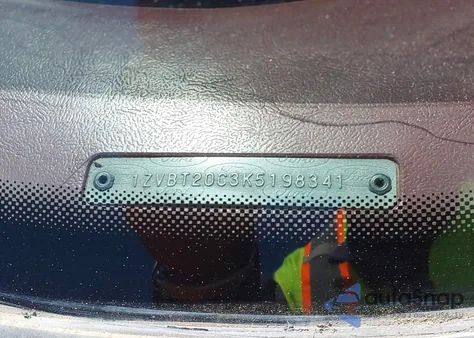 1989 Ford Probe Gl from USA, damaged, VIN 1ZVBT20C3K5198341